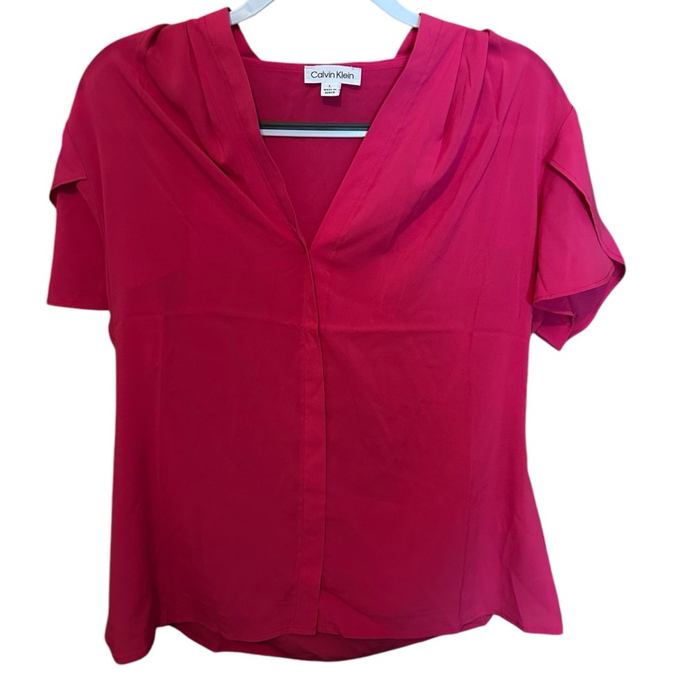 Calvin Klein Women's Pink Top